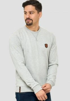 INDICODE JEANS BEECHEN - Sweatshirt - Grey -INDICODE Ventes 97c3343099cb4dafa3ea45f009f4cff5