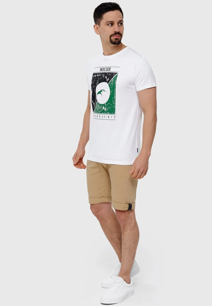 T-shirt imprimé - offwhite INDICODE JEANS T-shirt Imprimé - Offwhite -INDICODE Ventes 9878d445102840edb14994a5b506853c