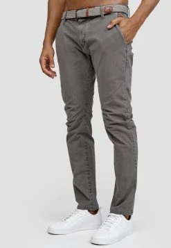 INDICODE JEANS Chino - Grey -INDICODE Ventes 9887b70efdad45b389903dfced5c8057