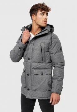INDICODE JEANS TUSCON - Veste D'hiver - Grey Mix