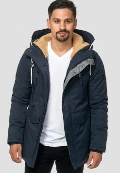INDICODE JEANS Parka - Navy -INDICODE Ventes 9a03a443f4ed4dad8999691daf083c7e