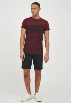INDICODE JEANS IDMORLER - T-shirt Imprimé - Bordeaux