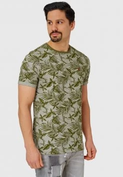 INDICODE JEANS ARELLANO - T-shirt Imprimé - Capulet