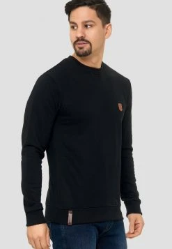 INDICODE JEANS BEECHEN - Sweatshirt - Black -INDICODE Ventes 9c94c768d52543b28a26293b6e7dd3ff