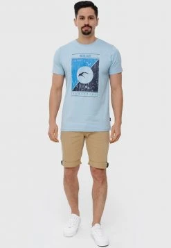 INDICODE JEANS T-shirt Imprimé - Blue Wave