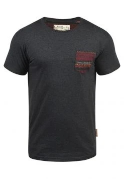 INDICODE JEANS IDPAXTON - T-shirt Imprimé - Charcoal -INDICODE Ventes 9d7bf55abe7843248bc1fde477b7dad5