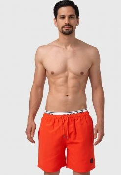 INDICODE JEANS SOLOMON - Short De Bain - Orange -INDICODE Ventes 9f9449109d6c43adb96555aa41594165