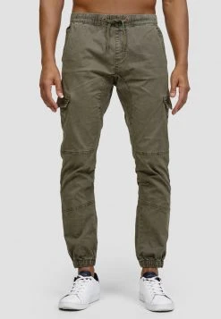INDICODE JEANS Pantalon Cargo - Army