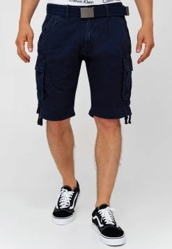 INDICODE JEANS CARGO ABNER - Short - Navy