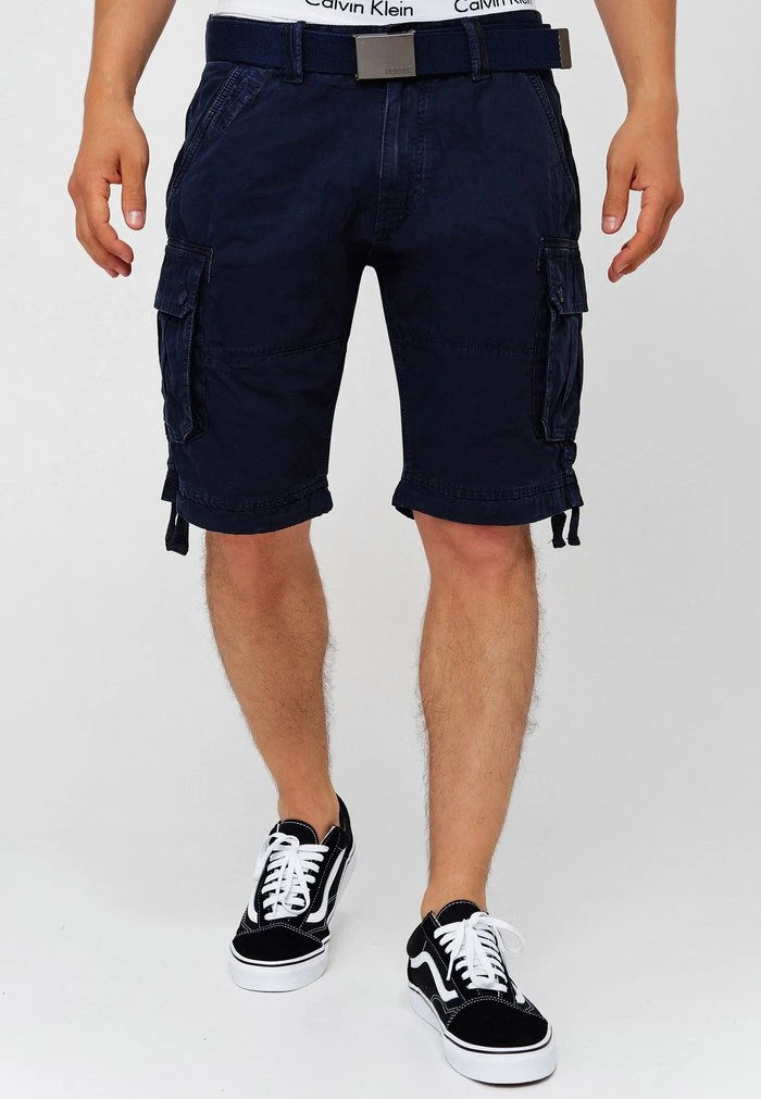 CARGO ABNER - Short - navy INDICODE JEANS CARGO ABNER - Short - Navy -INDICODE Ventes a1e74c8e7ca54a518abe34514e82f277
