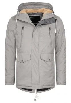 INDICODE JEANS Parka - Light Grey -INDICODE Ventes a4cd563ebd914aab900e49a153e6e2a5