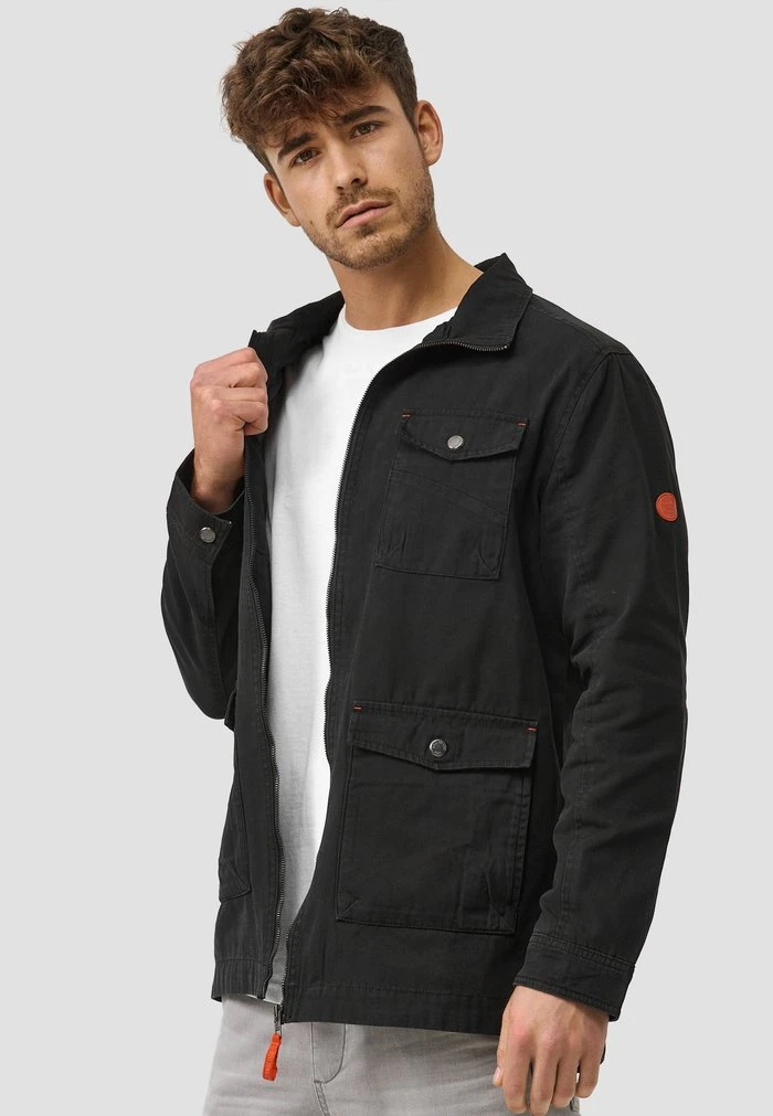 SIMEON - Blouson - black INDICODE JEANS SIMEON - Blouson - Black -INDICODE Ventes a4d88a40dac14db98b25359875faeaa9