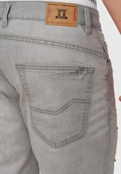 INDICODE JEANS ROBERTS - Short En Jean - Lt Grey -INDICODE Ventes a69e6bb5cfe24cada5481e2b9e41f74f