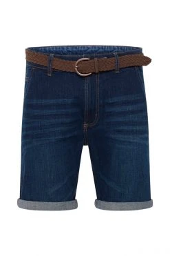 INDICODE JEANS IDQUINCY - Short En Jean - Dark Blue