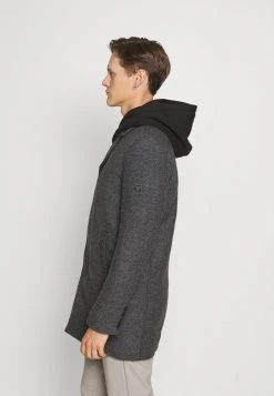 INDICODE JEANS PADILLA - Manteau Court - Light Grey -INDICODE Ventes a7e3589ff077401a82f904656d107a75