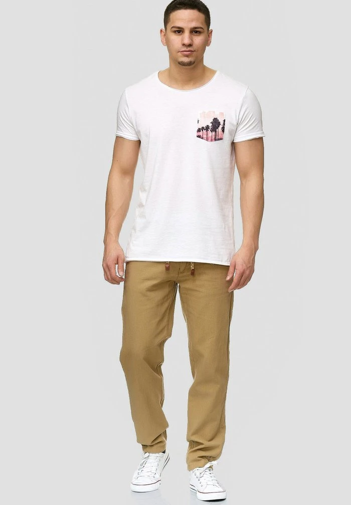 INDICODE JEANS BOULWARE - Pantalon Classique - Cornstalk 2 INDICODE JEANS BOULWARE - Pantalon Classique - Cornstalk – Image 2