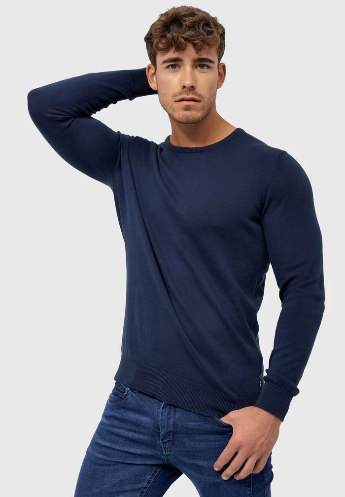 Sweatshirt - navy INDICODE JEANS Sweatshirt - Navy -INDICODE Ventes aadcf198098d4aa0a10418f211dc98ba