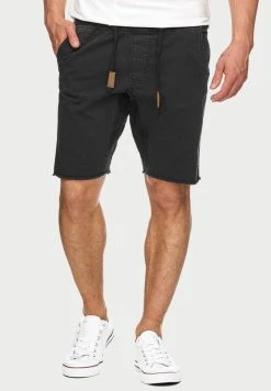 INDICODE JEANS CARVER - Short En Jean - Black