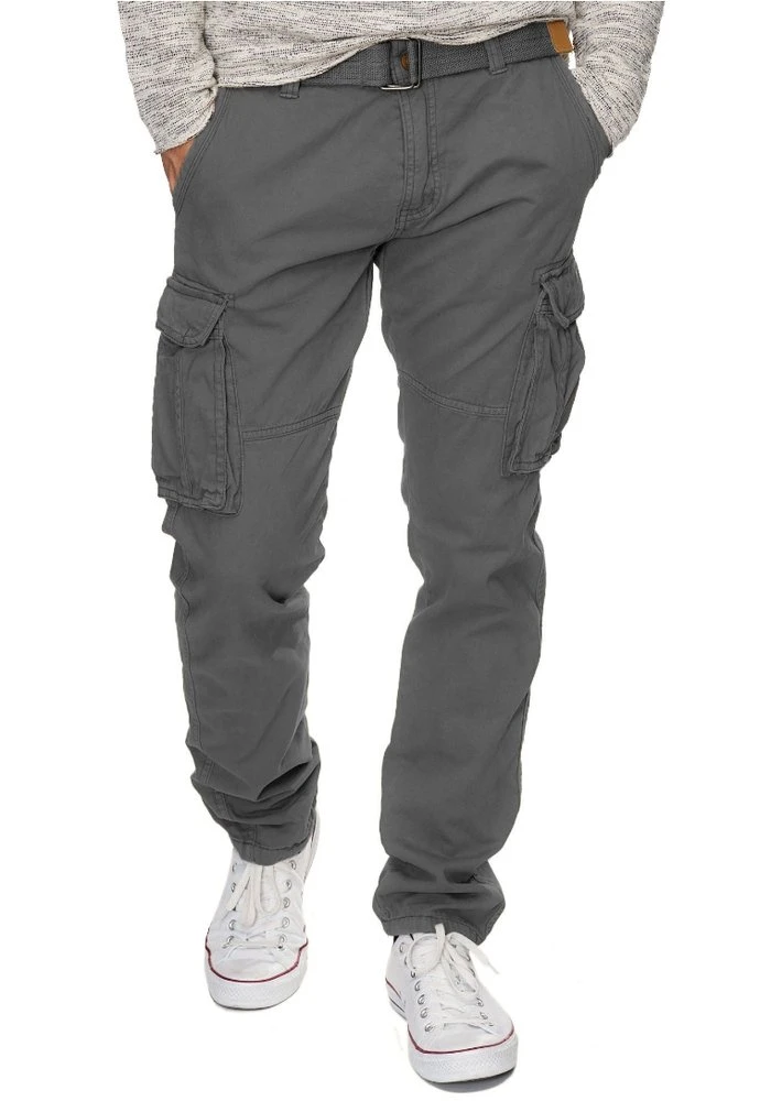 INDICODE JEANS WILLIAM - Pantalon Cargo - Iron 2 INDICODE JEANS WILLIAM - Pantalon Cargo - Iron – Image 2