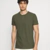 INDICODE JEANS COHEN - T-shirt Basique - Army