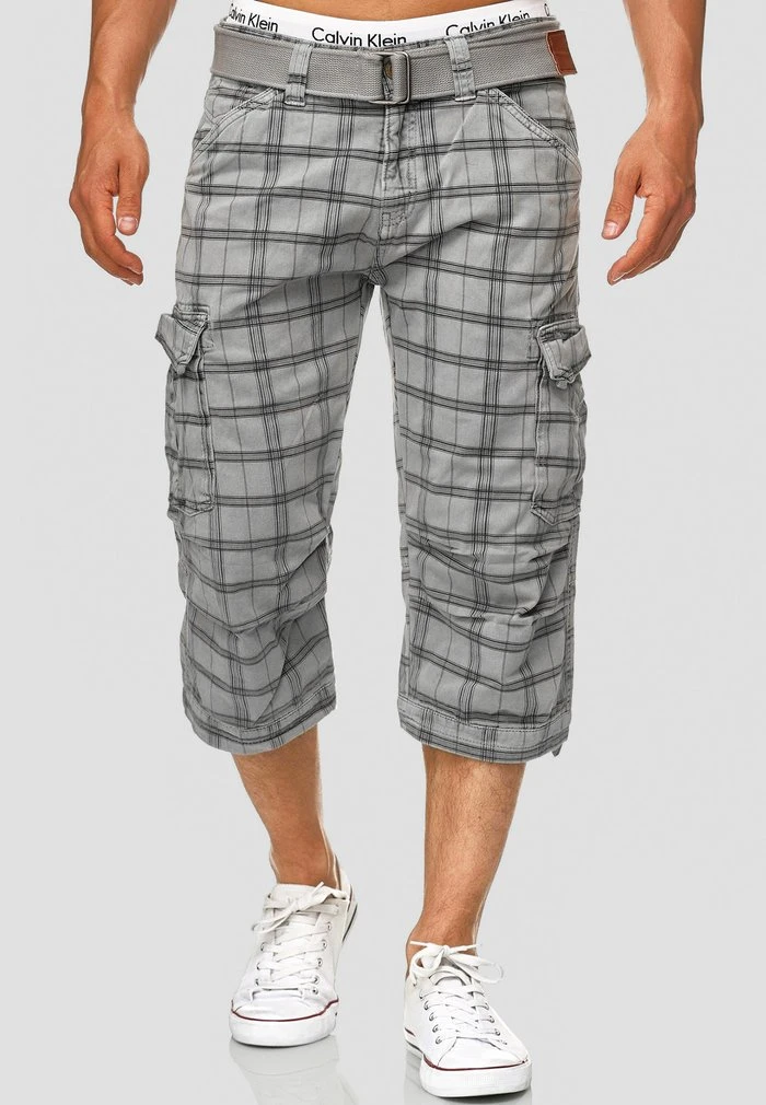 MIT GÜRTEL NICOLAS - Short - light grey INDICODE JEANS MIT GÜRTEL NICOLAS - Short - Light Grey -INDICODE Ventes af8d77a4ab934726afe8eea9335c9405