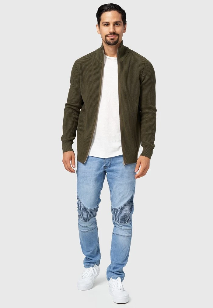 DODSON - Gilet - army INDICODE JEANS DODSON - Gilet - Army -INDICODE Ventes afcc8f9a22af4bdc89ed382d3273c704