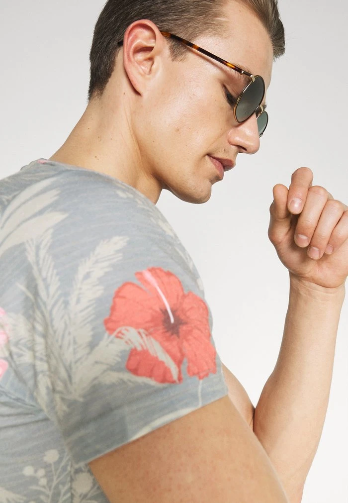 CADIZ BRILIANT - T-shirt imprimé - light grey INDICODE JEANS CADIZ BRILIANT - T-shirt Imprimé - Light Grey -INDICODE Ventes afce02204e254fcd9c0f10eb7aa3318c