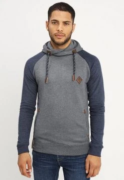 INDICODE JEANS DYOTT - Sweat à Capuche - Navy Mix