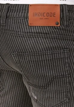 INDICODE JEANS CUBA CADEN - Short En Jean - Grey -INDICODE Ventes b19d0a8c814547b3be7331e548f07a32