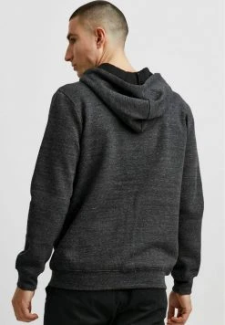 INDICODE JEANS IDARKELL - Sweat à Capuche Zippé - Black Mix -INDICODE Ventes b27e22a26b474422a668f6ad57781177