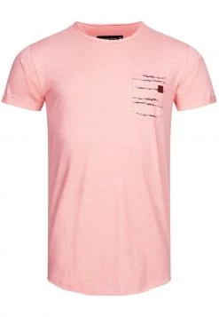 INDICODE JEANS MORAN - T-shirt Imprimé - Coral Cloud -INDICODE Ventes b2e3058f81c145f080bc0a7a0767f6a7
