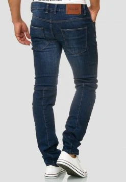 INDICODE JEANS NEVADA - Jean Slim - Blue -INDICODE Ventes b2f2a30f6f824b33a1fa85898d0d8b8c