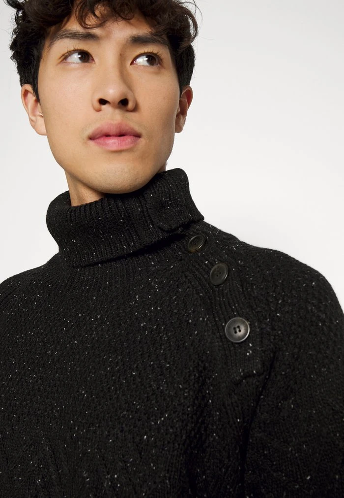 VARGAS - Pullover - black INDICODE JEANS VARGAS - Pullover - Black -INDICODE Ventes b4143a49c489496bbc6e4db4445991f8