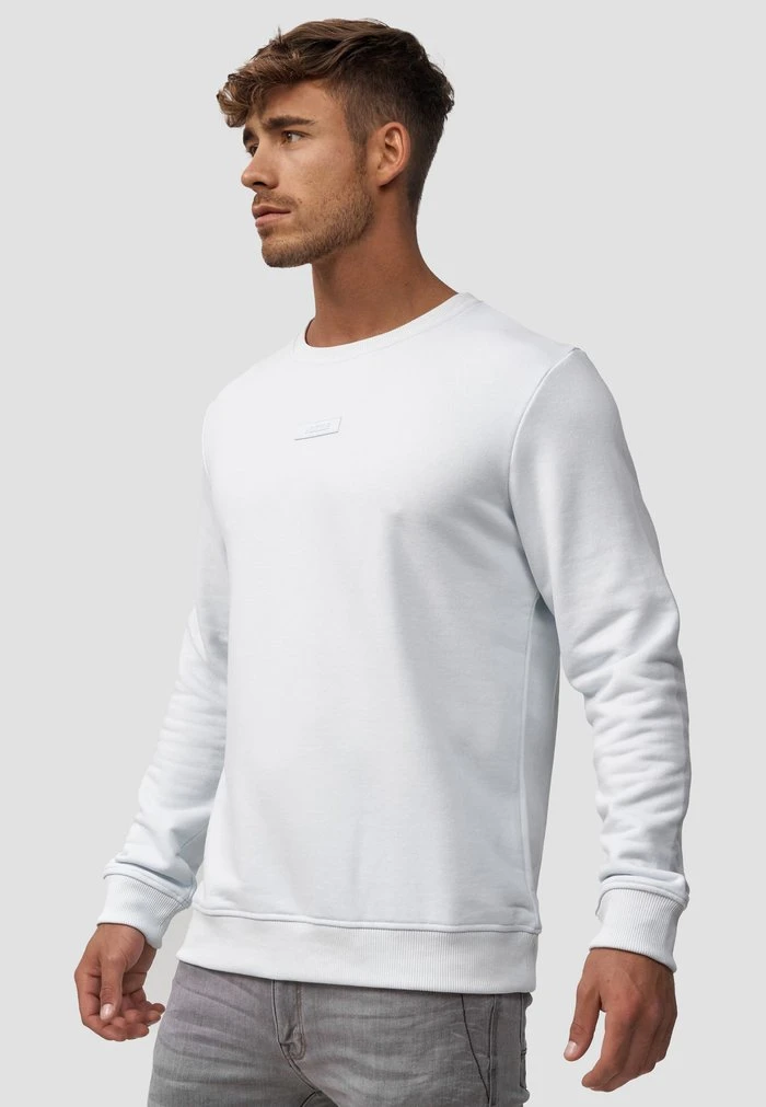 BAXTER - Sweatshirt - illusion blue INDICODE JEANS BAXTER - Sweatshirt - Illusion Blue -INDICODE Ventes b49d93cbac0b4d769f0f7e96b9824070