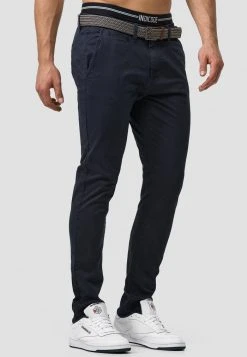 INDICODE JEANS Chino - Navy -INDICODE Ventes b4f12817edea4216bc9f481466f7af70