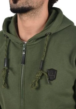 INDICODE JEANS IDBARNHILL - Sweat à Capuche Zippé - Army -INDICODE Ventes b5c583ef4f044af8a8b2913e623684a5