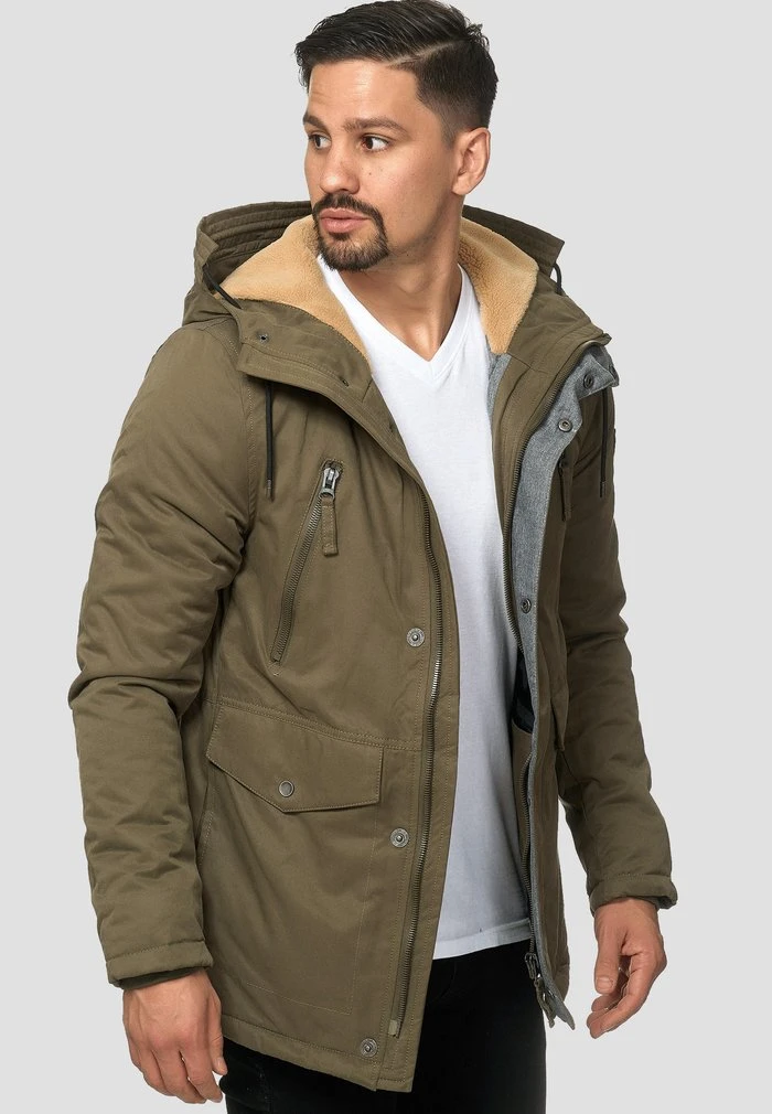 INDICODE JEANS Parka - Dark Green 4 INDICODE JEANS Parka - Dark Green – Image 4