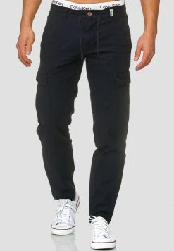 INDICODE JEANS Pantalon Cargo - Navy