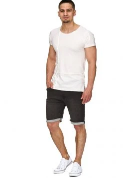 INDICODE JEANS KADIN - Short En Jean - Black