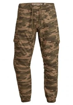 INDICODE JEANS LEVI - Pantalon Cargo - Dark Green -INDICODE Ventes b7f1f9d2606447f395b668c8295cb651