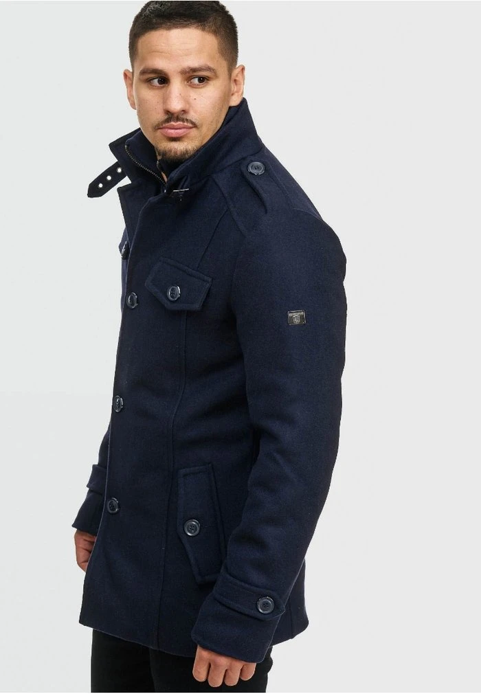 BRANDAN - Manteau court - dark blue INDICODE JEANS BRANDAN - Manteau Court - Dark Blue -INDICODE Ventes b93f021519b8439e8e91804ecab24fa4