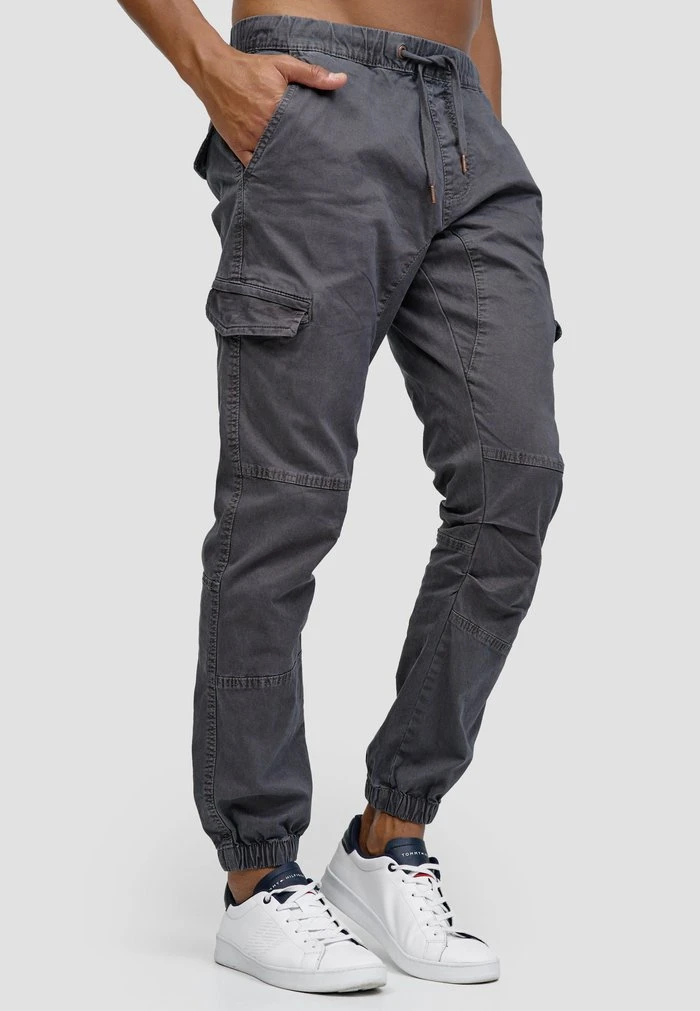 INDICODE JEANS Pantalon Cargo - Pewter 3 INDICODE JEANS Pantalon Cargo - Pewter – Image 3