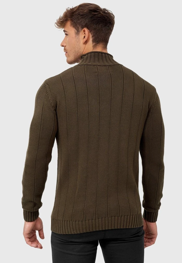 ASPEN - Pullover - army INDICODE JEANS ASPEN - Pullover - Army -INDICODE Ventes b9b55a6604404c6d9a704b6aebf8dcde