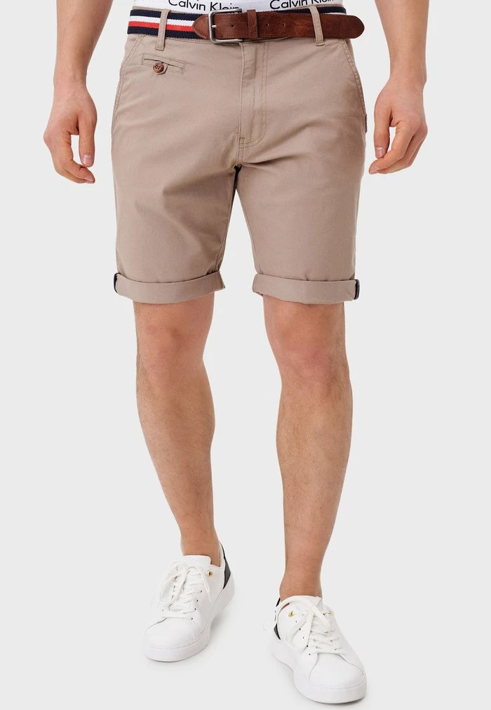 INDICODE JEANS Short - Greige 1 INDICODE JEANS Short - Greige