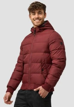 INDICODE JEANS ADRIAN - Veste D'hiver - Bordeaux -INDICODE Ventes bb14078a6f09400c8c3f0fcbdccc0ec1