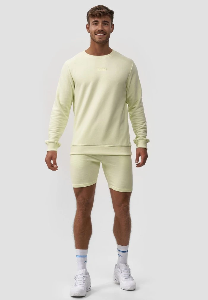 BAXTER - Sweatshirt - lime cream INDICODE JEANS BAXTER - Sweatshirt - Lime Cream -INDICODE Ventes bc6b00dbd93f4de48f1af5624c9c6b70