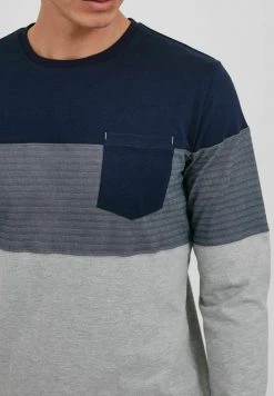 INDICODE JEANS IDAMADEO - T-shirt à Manches Longues - Navy -INDICODE Ventes bd3db6c4c3e644689bff78c43139e004