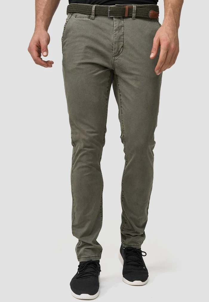 INDICODE JEANS WALLER - Chino - Dark Green 3 INDICODE JEANS WALLER - Chino - Dark Green â Image 3