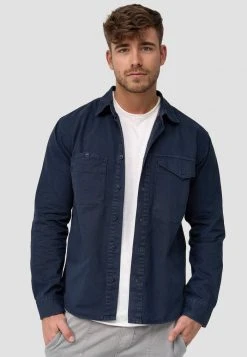 INDICODE JEANS LANGARM - Chemise - Navy