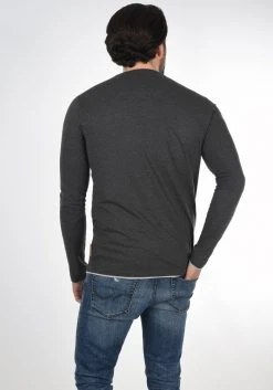 INDICODE JEANS IDGIFFORD - T-shirt à Manches Longues - Charcoal -INDICODE Ventes c0582873180945f9a002c1bd1b15a83f